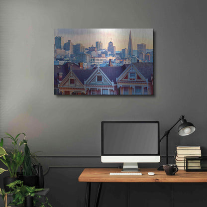 Luxe Metal Art 'Beautiful Time' by Ann Gordon, Metal Wall Art,36x24