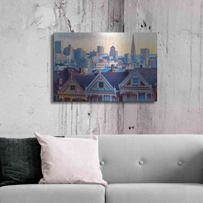 Luxe Metal Art 'Beautiful Time' by Ann Gordon, Metal Wall Art,36x24