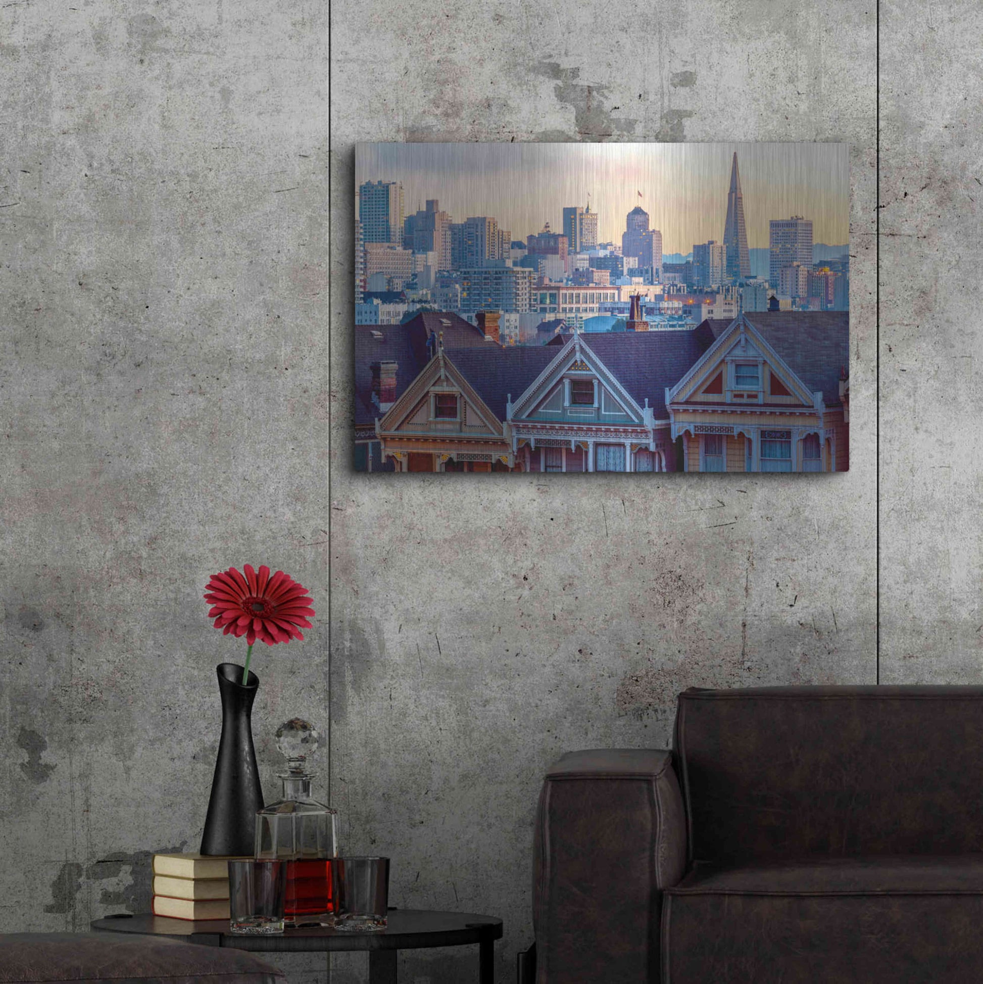Luxe Metal Art 'Beautiful Time' by Ann Gordon, Metal Wall Art,36x24