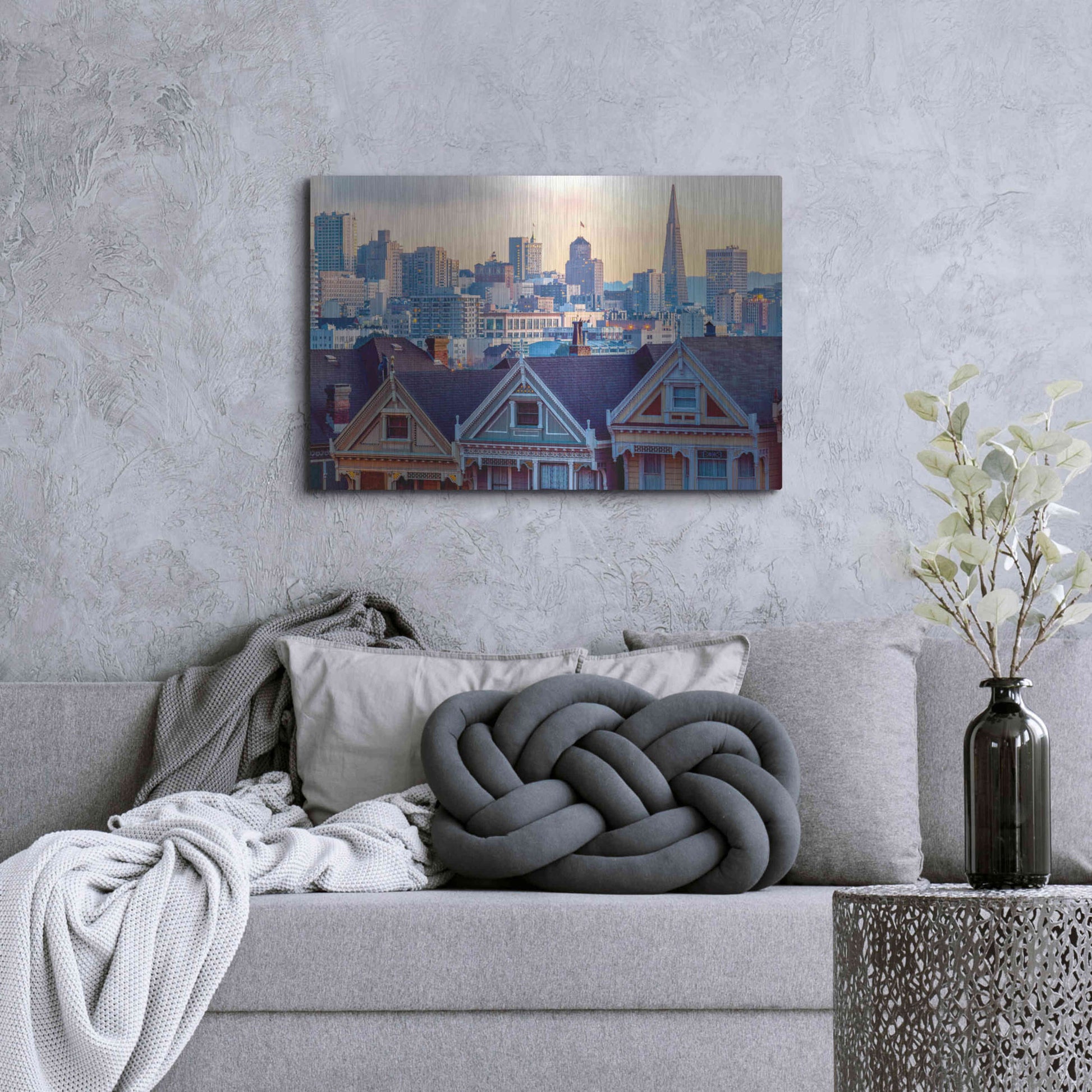 Luxe Metal Art 'Beautiful Time' by Ann Gordon, Metal Wall Art,36x24