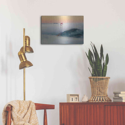 Luxe Metal Art 'Breakthrough' by Ann Gordon, Metal Wall Art,24x16