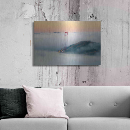 Luxe Metal Art 'Breakthrough' by Ann Gordon, Metal Wall Art,36x24
