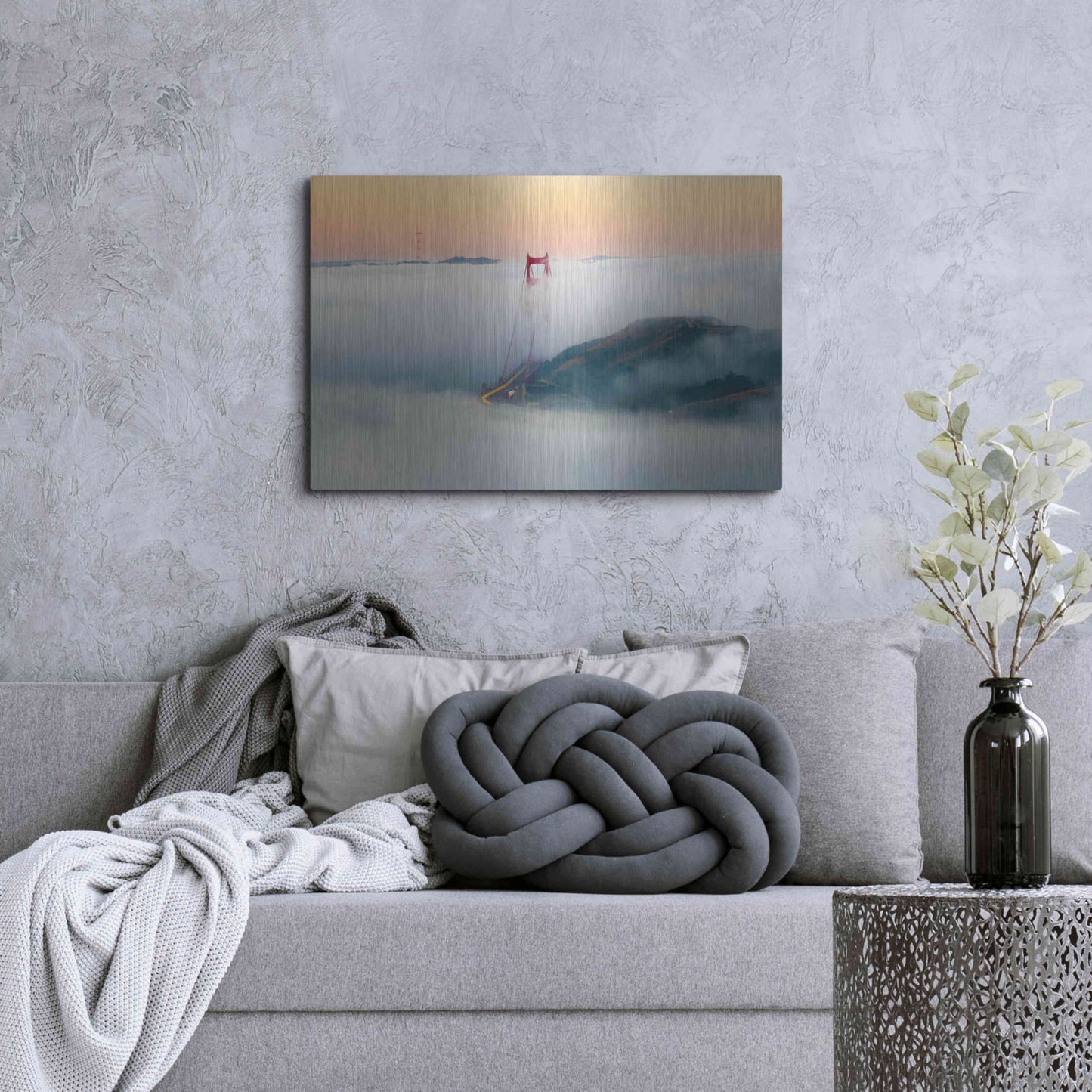 Luxe Metal Art 'Breakthrough' by Ann Gordon, Metal Wall Art,36x24