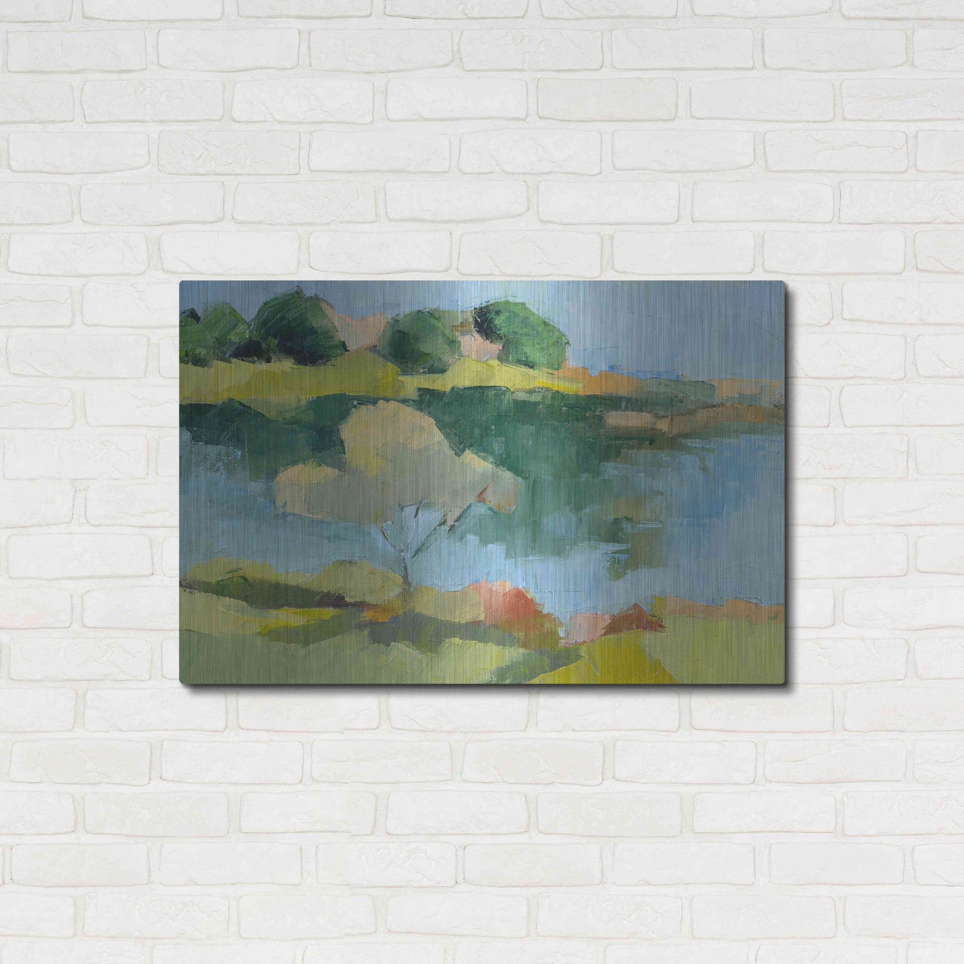 Luxe Metal Art 'Cape Neddick' by Ann Gordon, Metal Wall Art,36x24