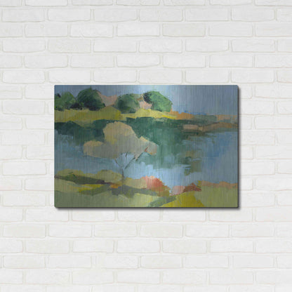 Luxe Metal Art 'Cape Neddick' by Ann Gordon, Metal Wall Art,36x24