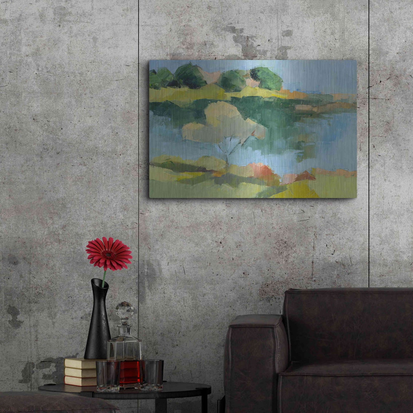 Luxe Metal Art 'Cape Neddick' by Ann Gordon, Metal Wall Art,36x24