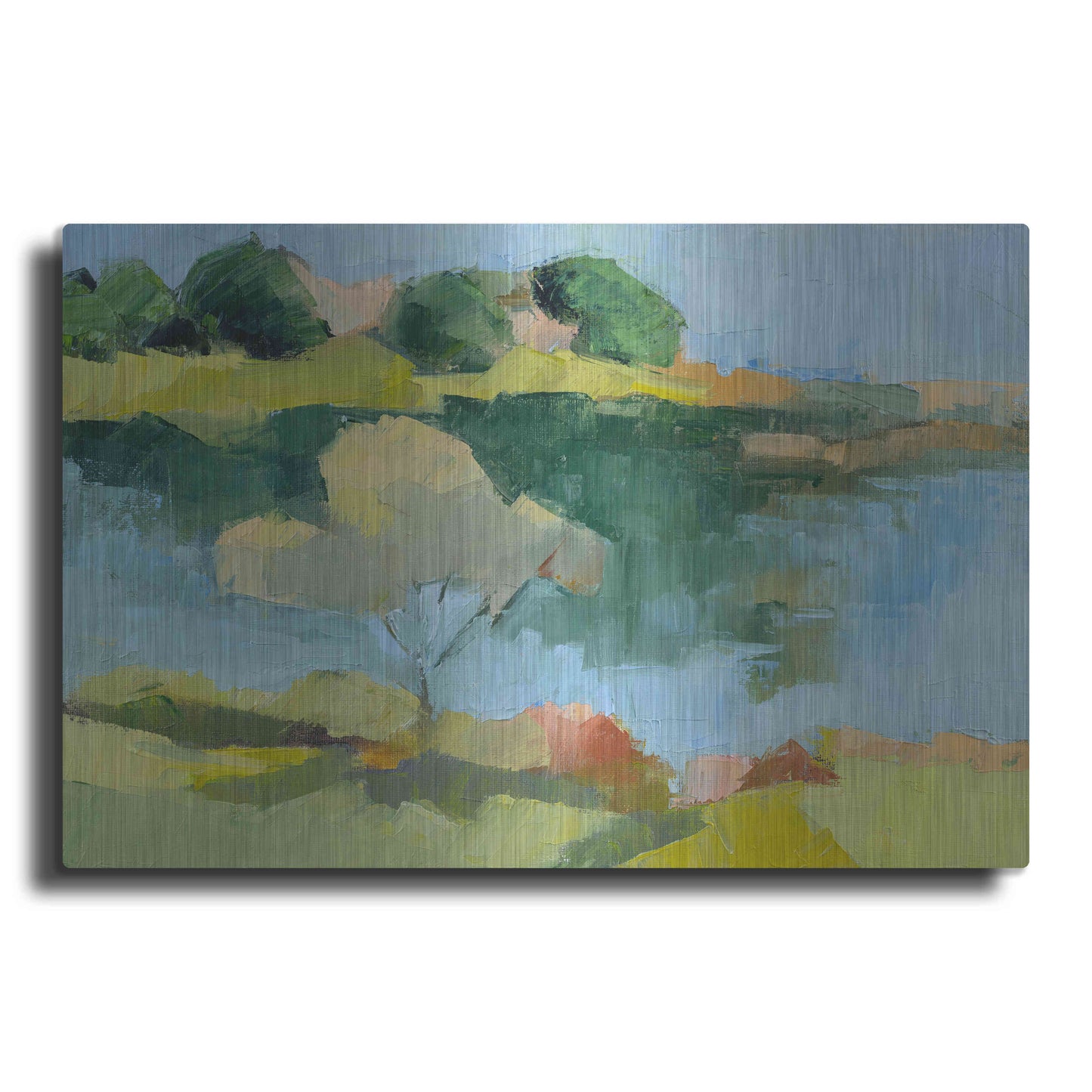 Luxe Metal Art 'Cape Neddick' by Ann Gordon, Metal Wall Art