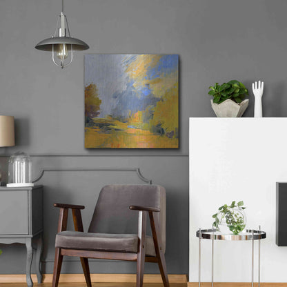 Luxe Metal Art 'Changes' by Ann Gordon, Metal Wall Art,24x24