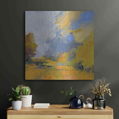 Luxe Metal Art 'Changes' by Ann Gordon, Metal Wall Art,24x24