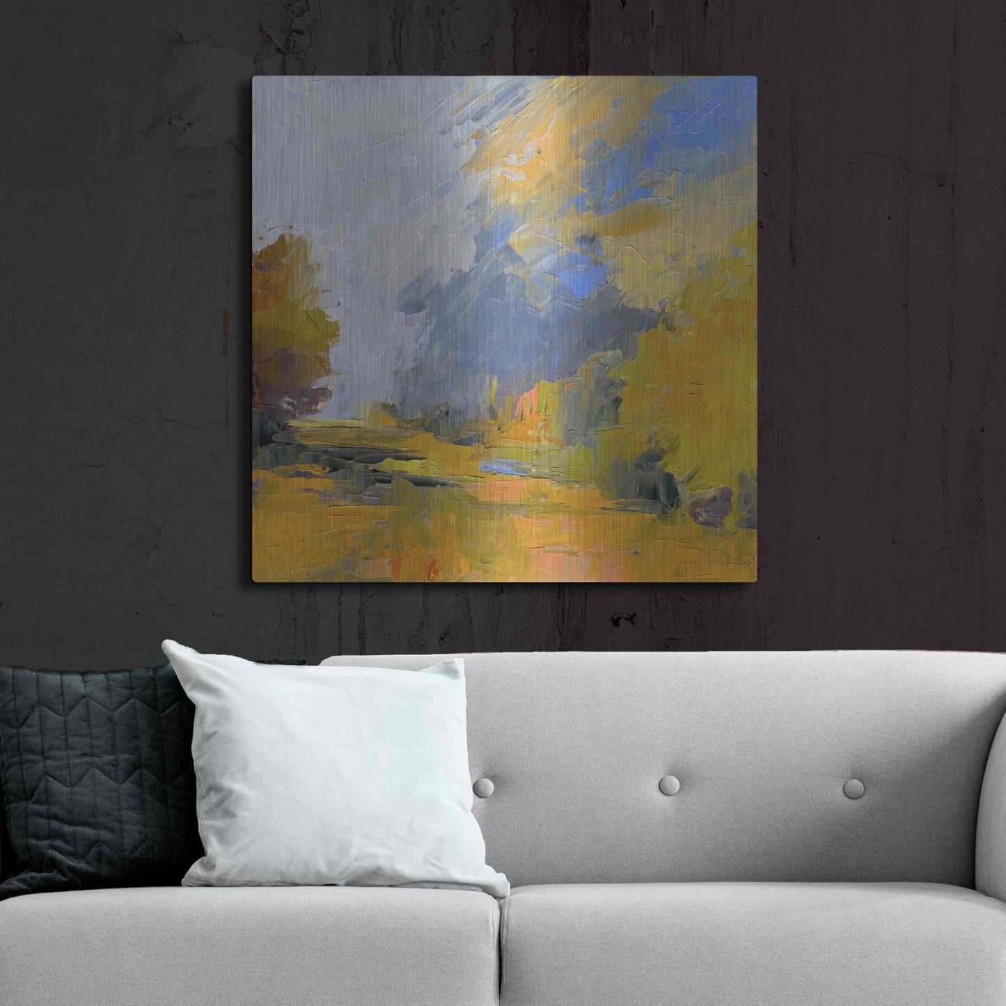 Luxe Metal Art 'Changes' by Ann Gordon, Metal Wall Art,36x36