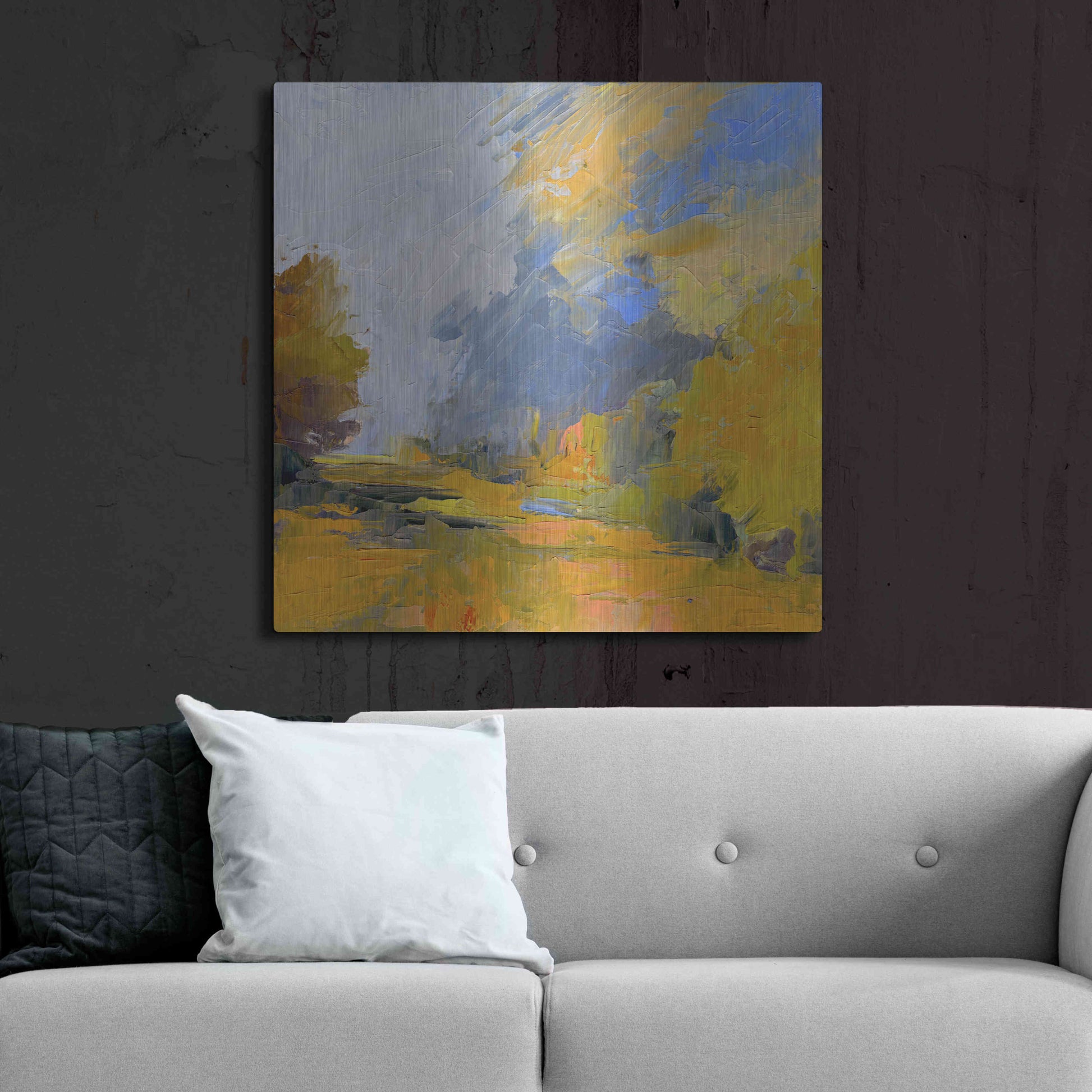 Luxe Metal Art 'Changes' by Ann Gordon, Metal Wall Art,36x36