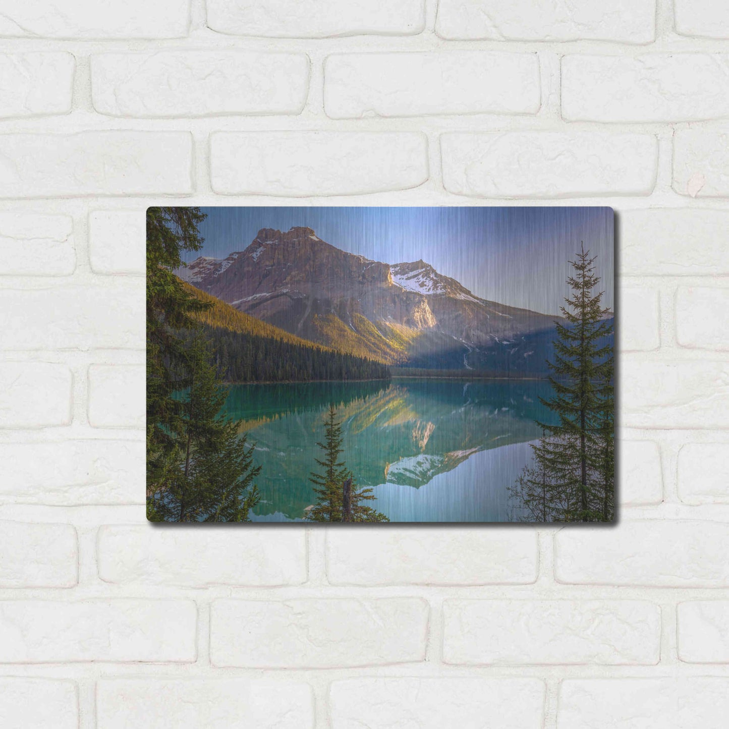 Luxe Metal Art 'Eternal' by Ann Gordon, Metal Wall Art,16x12