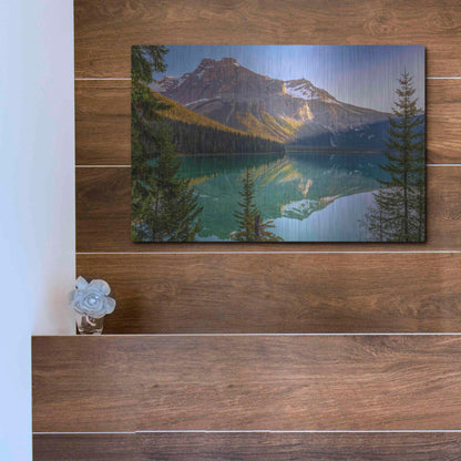 Luxe Metal Art 'Eternal' by Ann Gordon, Metal Wall Art,16x12