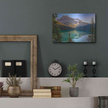 Luxe Metal Art 'Eternal' by Ann Gordon, Metal Wall Art,16x12