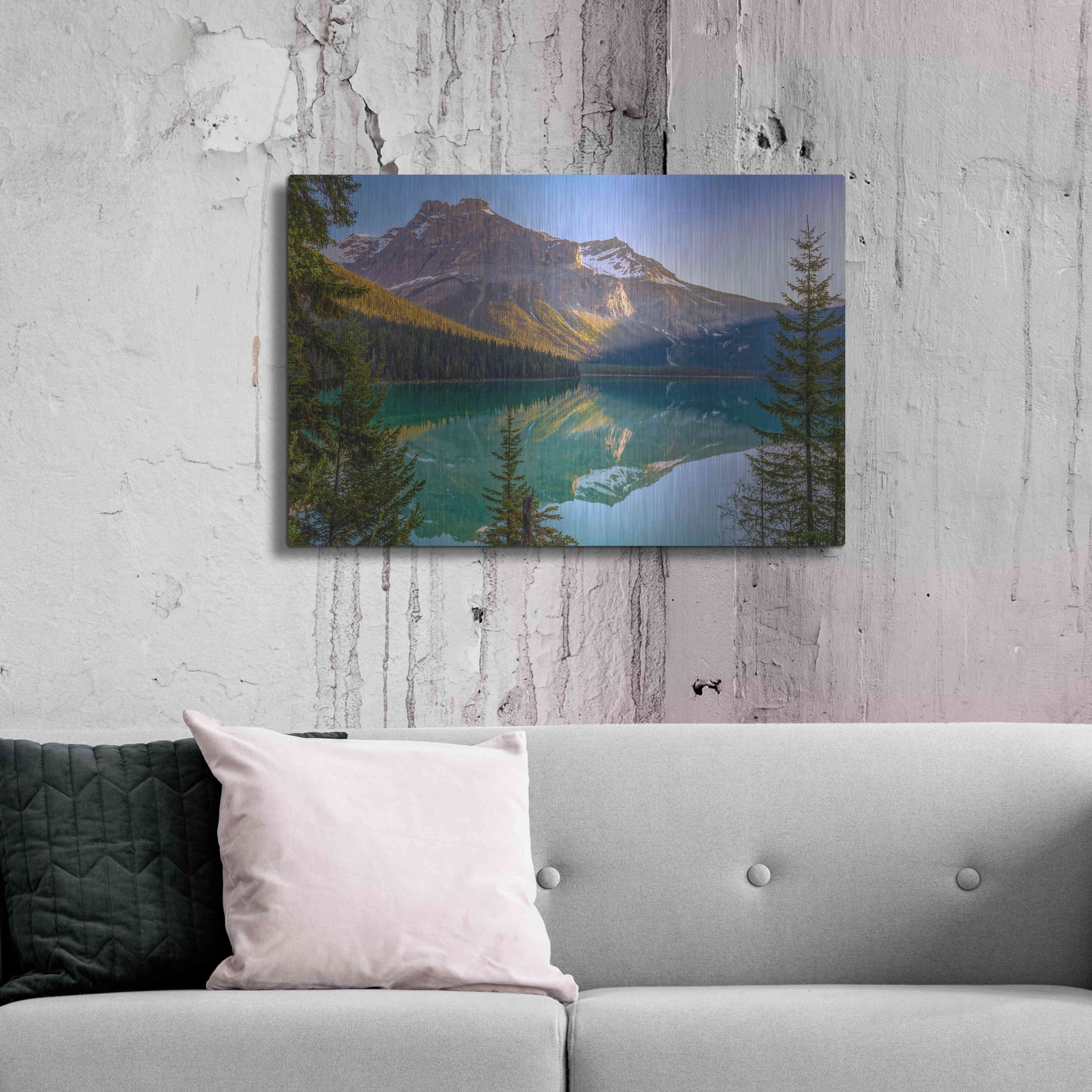 Luxe Metal Art 'Eternal' by Ann Gordon, Metal Wall Art,36x24