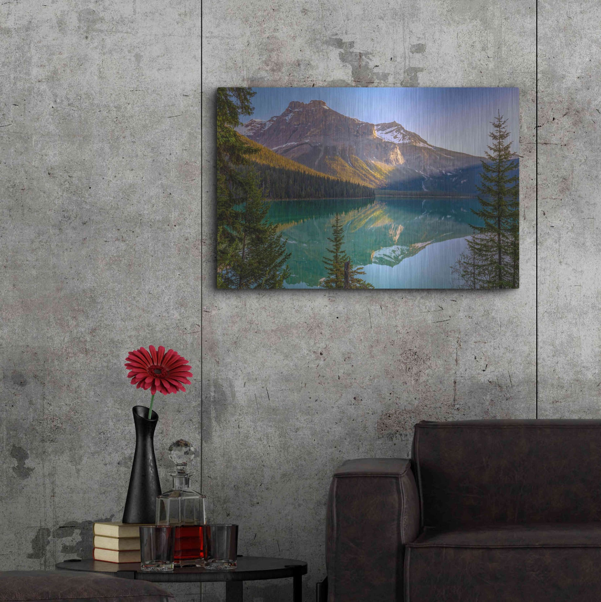 Luxe Metal Art 'Eternal' by Ann Gordon, Metal Wall Art,36x24