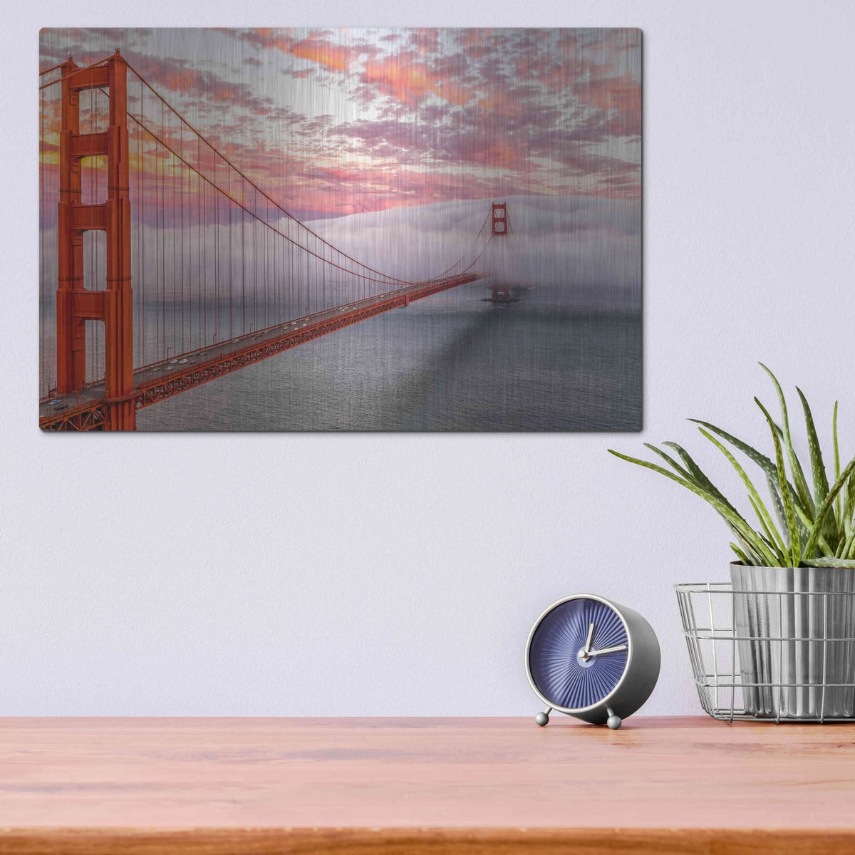 'Evening Commute' by Ann Gordon – Metal Wall Art, 16x12 room view