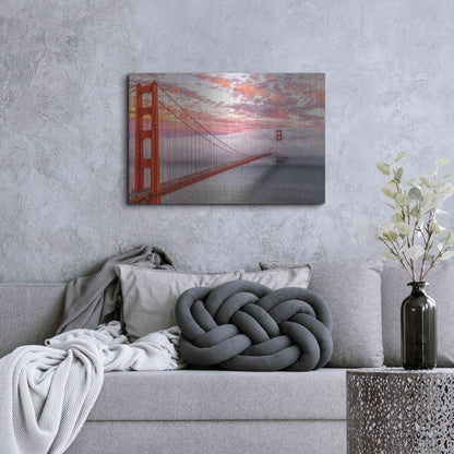 Luxe Metal Art 'Evening Commute' by Ann Gordon, Metal Wall Art,36x24