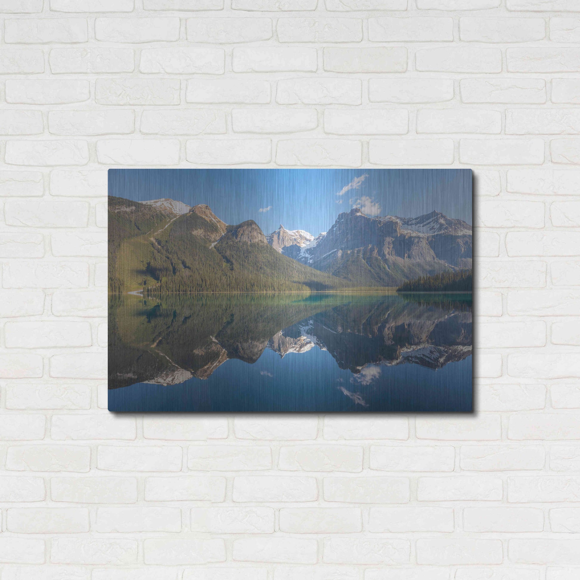 Luxe Metal Art 'Glacial Majesty' by Ann Gordon, Metal Wall Art,36x24