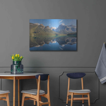 Luxe Metal Art 'Glacial Majesty' by Ann Gordon, Metal Wall Art,36x24