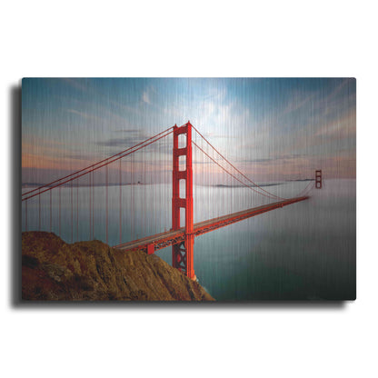 Luxe Metal Art 'Into the Mist' by Ann Gordon, Metal Wall Art