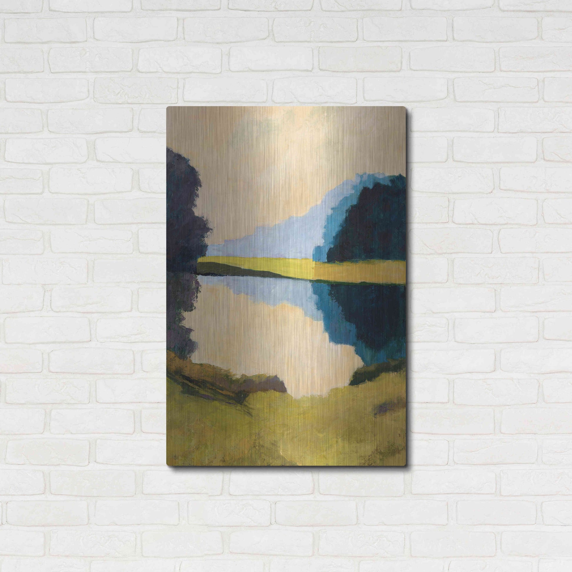 Luxe Metal Art 'Local Reflections' by Ann Gordon, Metal Wall Art,24x36