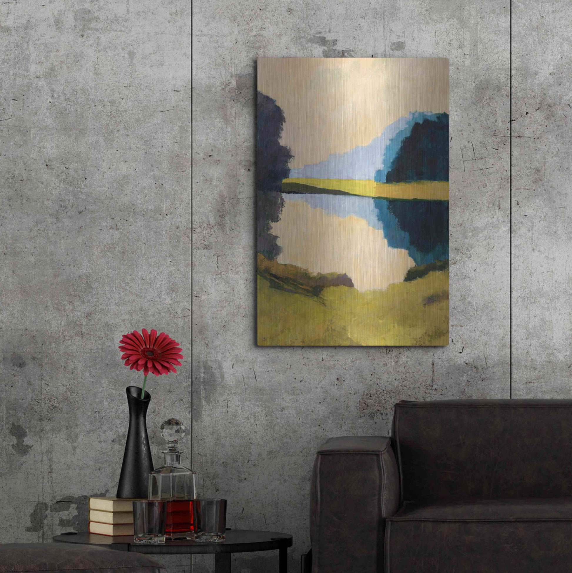 Luxe Metal Art 'Local Reflections' by Ann Gordon, Metal Wall Art,24x36