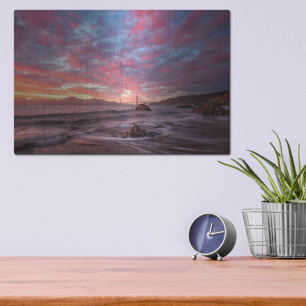 'Memorable' by Ann Gordon – Metal Wall Art, 16x12 room view
