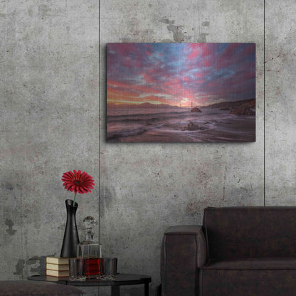 Luxe Metal Art 'Memorable' by Ann Gordon, Metal Wall Art,36x24