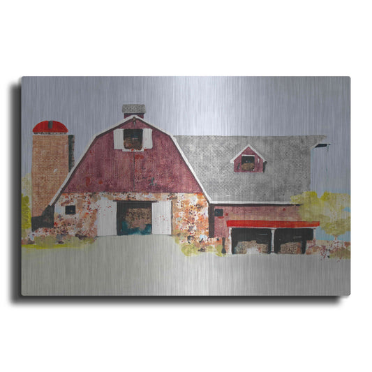 Luxe Metal Art 'Barn No. 2' by Anthony Grant, Metal Wall Art