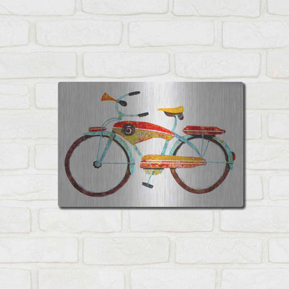 Luxe Metal Art 'Bike No. 5' by Anthony Grant, Metal Wall Art,16x12