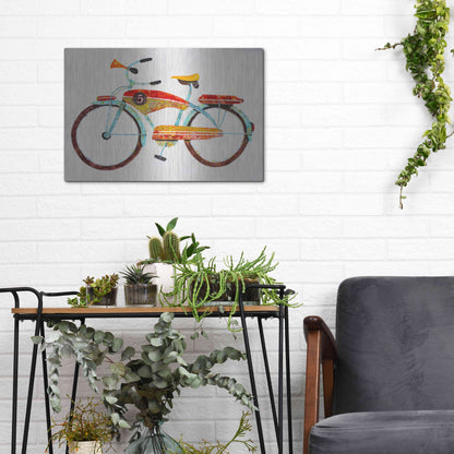 Luxe Metal Art 'Bike No. 5' by Anthony Grant, Metal Wall Art,16x12