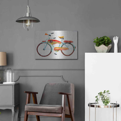 Luxe Metal Art 'Bike No. 5' by Anthony Grant, Metal Wall Art,24x16