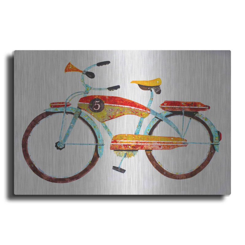 'Bike No. 5' by Anthony Grant – Metal Wall Art