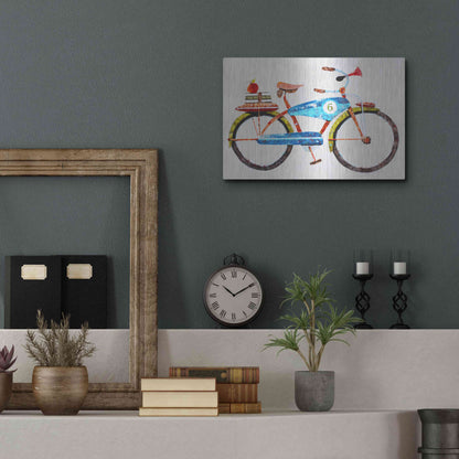 Luxe Metal Art 'Bike No. 6' by Anthony Grant, Metal Wall Art,16x12