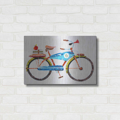 Luxe Metal Art 'Bike No. 6' by Anthony Grant, Metal Wall Art,24x16