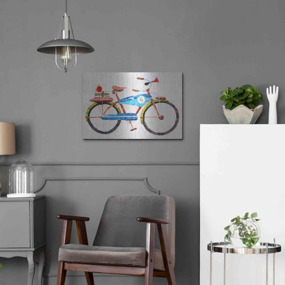 Luxe Metal Art 'Bike No. 6' by Anthony Grant, Metal Wall Art,24x16