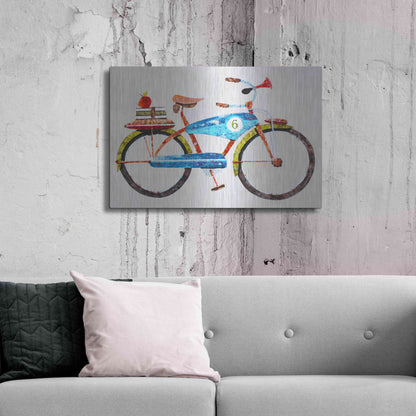 Luxe Metal Art 'Bike No. 6' by Anthony Grant, Metal Wall Art,36x24