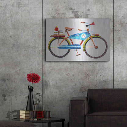 Luxe Metal Art 'Bike No. 6' by Anthony Grant, Metal Wall Art,36x24
