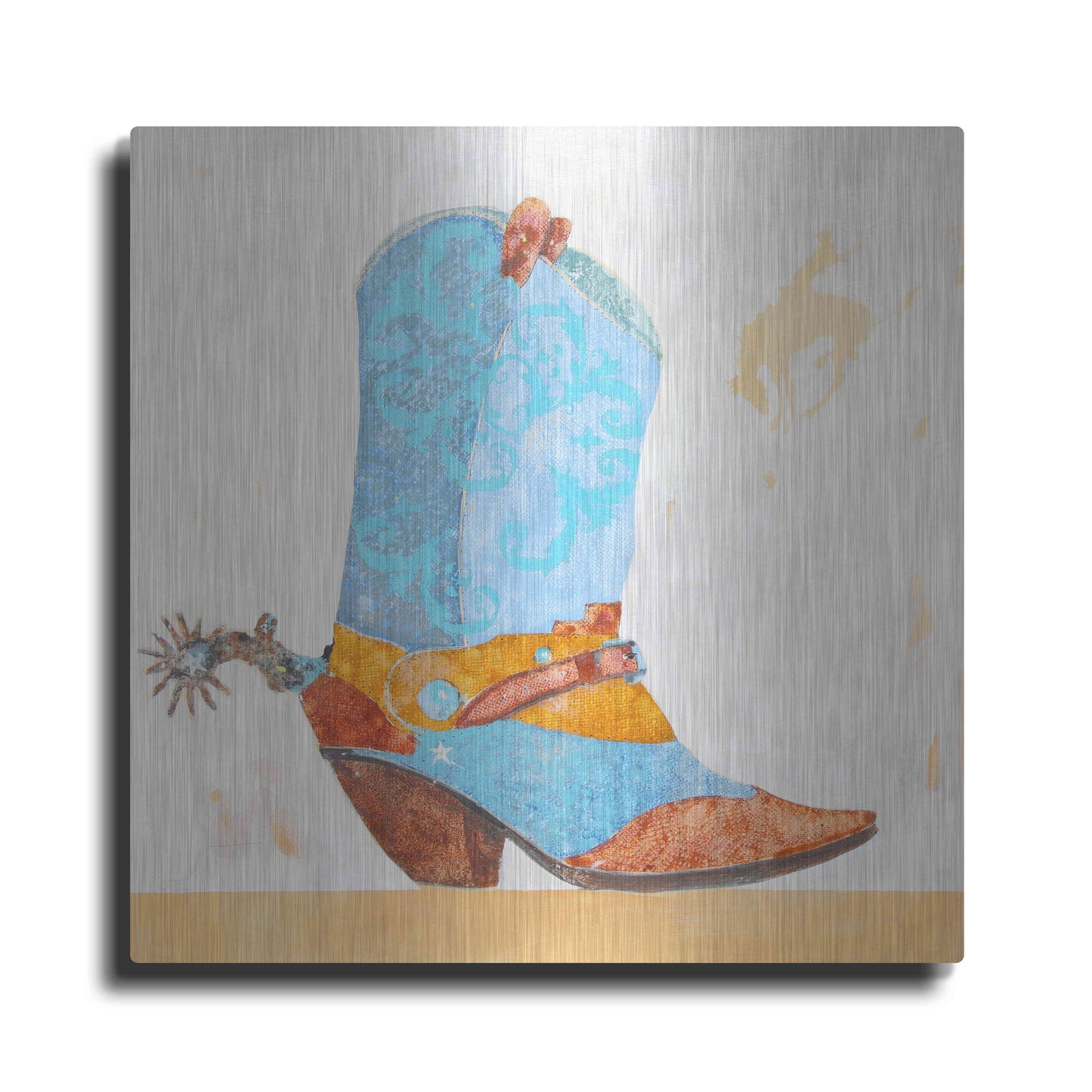 Luxe Metal Art 'Boy Boot' by Anthony Grant, Metal Wall Art