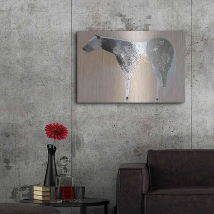 Luxe Metal Art 'Horse No. 25' by Anthony Grant, Metal Wall Art,36x24