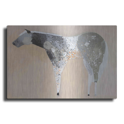 Luxe Metal Art 'Horse No. 25' by Anthony Grant, Metal Wall Art