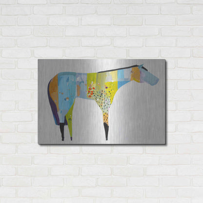 Luxe Metal Art 'Horse No. 27' by Anthony Grant, Metal Wall Art,36x24