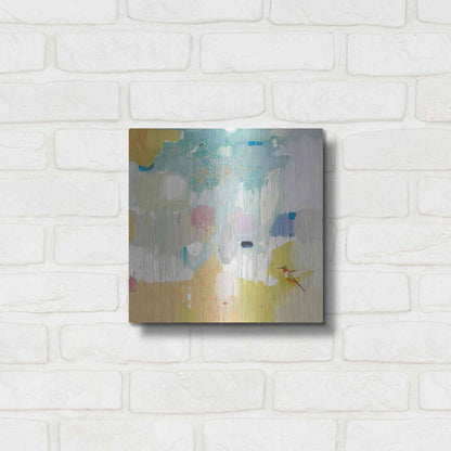 Luxe Metal Art 'Hummingbird at Home 2' by Anthony Grant, Metal Wall Art,12x12