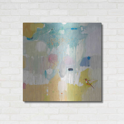 Luxe Metal Art 'Hummingbird at Home 2' by Anthony Grant, Metal Wall Art,36x36
