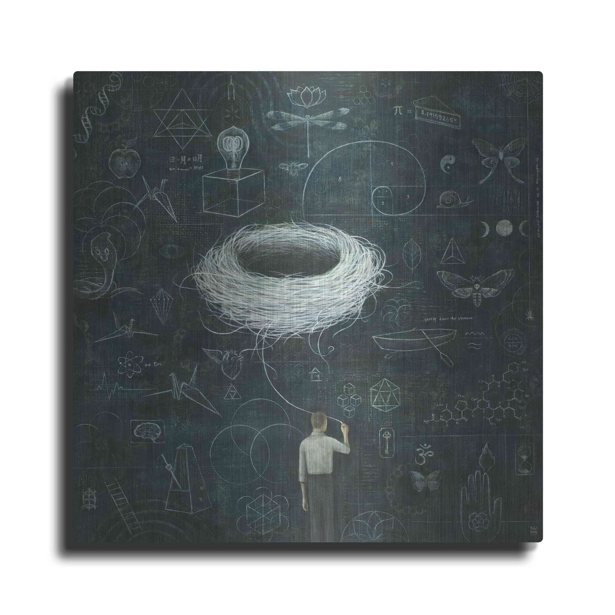 'Drafting Drifting ConsciousNest' by Duy Huynh – Metal Wall Art