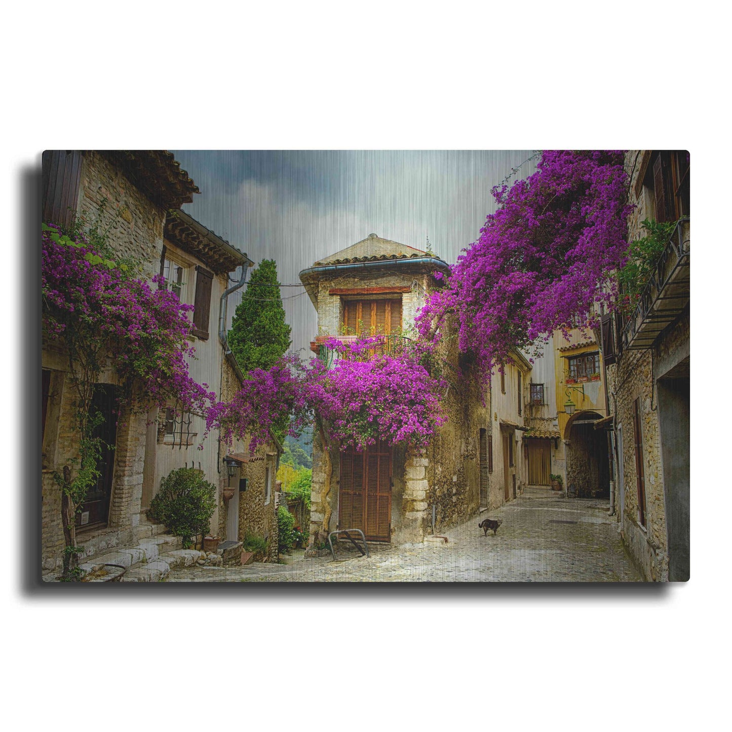 Luxe Metal Art 'Bougainvillea' Metal Wall Art