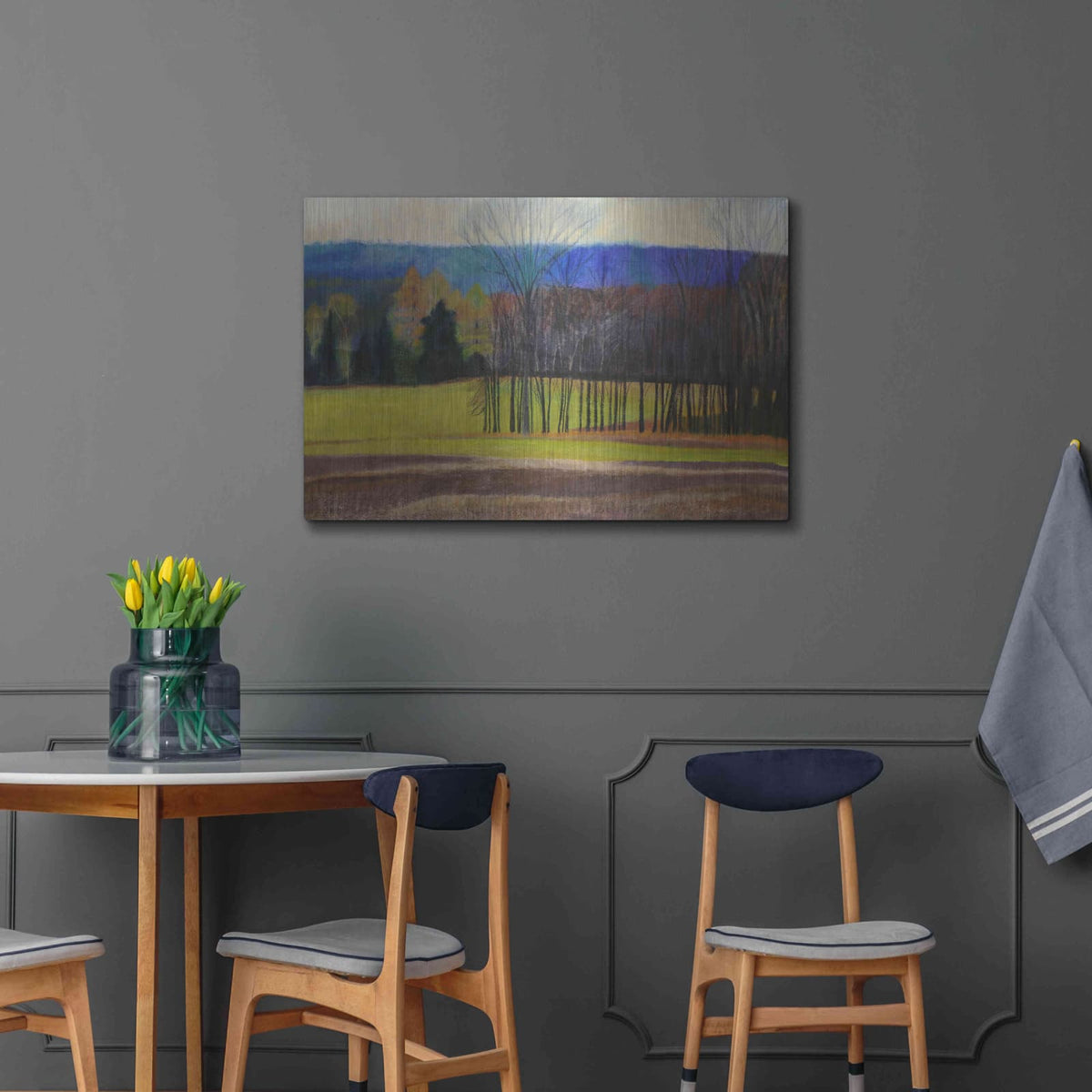 'Charlevoix County' by Cathe Hendrick – Metal Wall Art, 36x24 room view