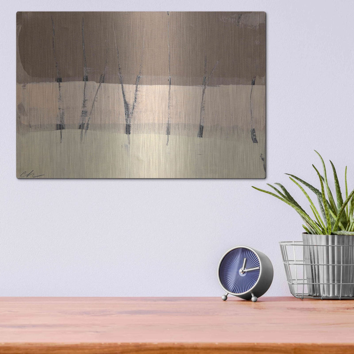 'Silence' by Cathe Hendrick – Metal Wall Art, 16x12 room view