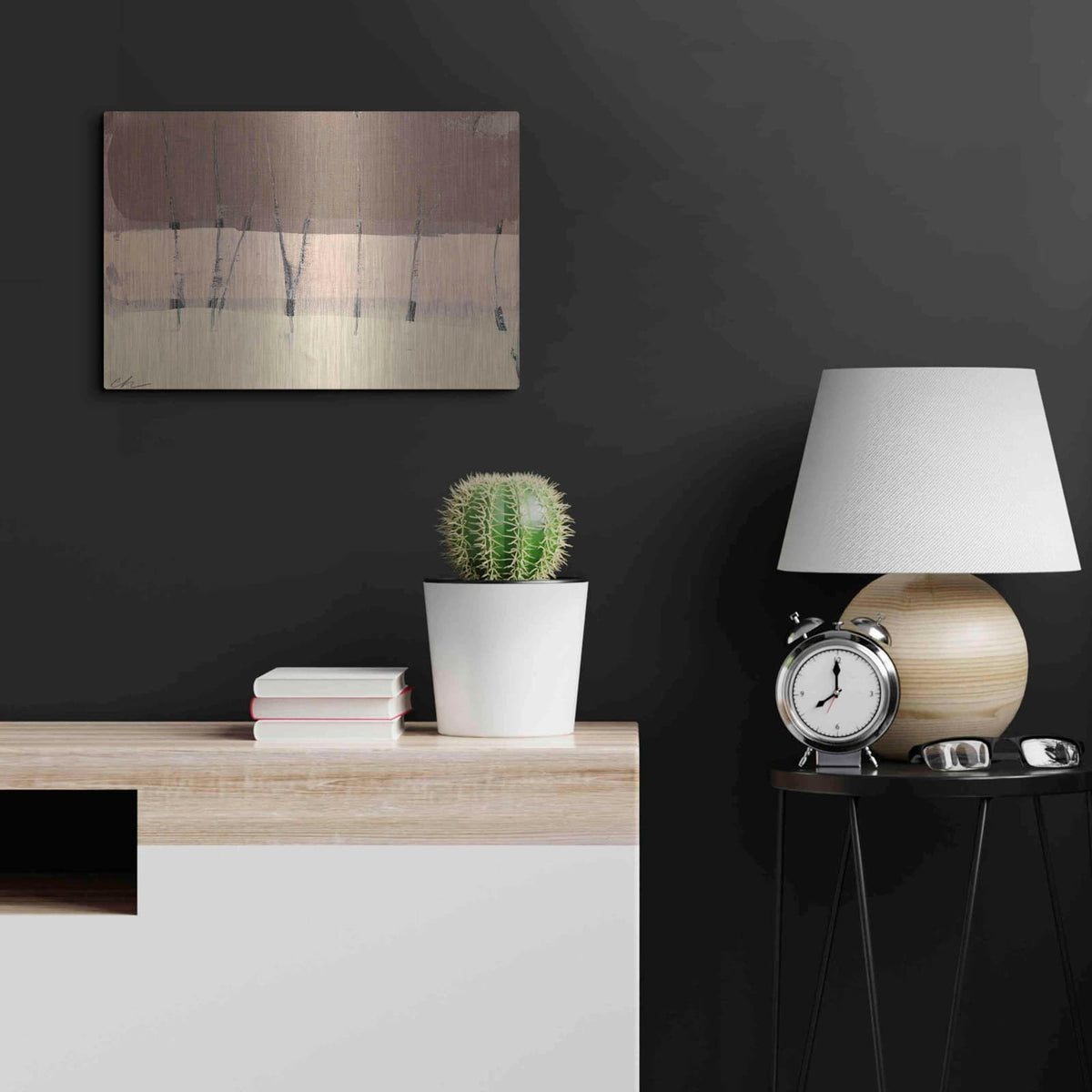 'Silence' by Cathe Hendrick – Metal Wall Art, 24x16 room view